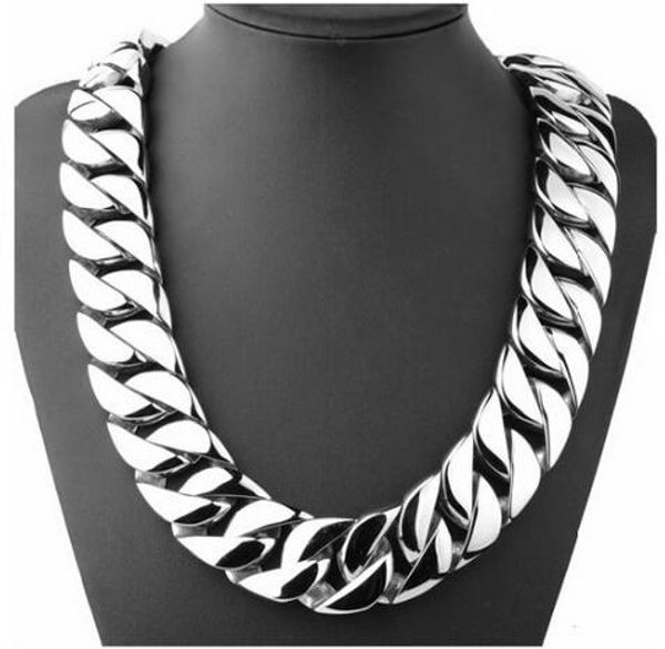 72cm 31mm super heavy thick silver flat round curban curb chain titanium steel link necklace mens boys chain 316l stainless steel necklace
72cm 31mm super heavy thick silver flat round curban curb chain titanium steel link necklace mens boys chain 316l stainless steel necklace