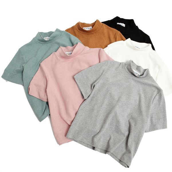 wholesale-2016 female turtleneck black basic all-match tshirt short-sleeve t-shirt women white grey solid pink brown small color green ovwl
wholesale-2016 female turtleneck black basic all-match tshirt short-sleeve t-shirt women white grey solid pink brown small color green ovwl