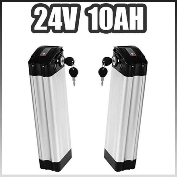 24v 10ah silver fish ebike battery lithium ion battery for electric bike,rechargeable battery with bms and charger
24v 10ah silver fish ebike battery lithium ion battery for electric bike,rechargeable battery with bms and charger