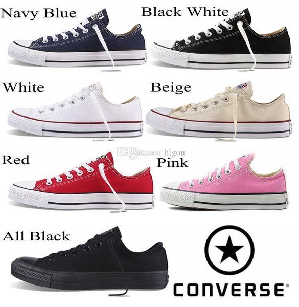 

new converse chuck tay lor all star shoes for men women brand converses sneakers casual low classic black white red skateboard canvas