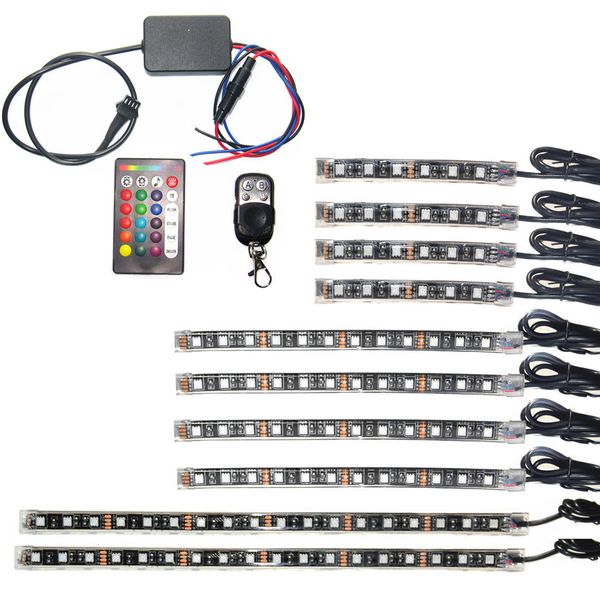 2 remotes rgb led knight rider effect light brake turn red function music synced motorcycle led glow kit
2 remotes rgb led knight rider effect light brake turn red function music synced motorcycle led glow kit