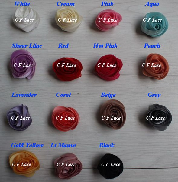 usa epacket/cpap 100pcs1.5" faux silk satin fabric flowers for girls hair clothing accessories 15 stock colors
usa epacket/cpap 100pcs1.5" faux silk satin fabric flowers for girls hair clothing accessories 15 stock colors