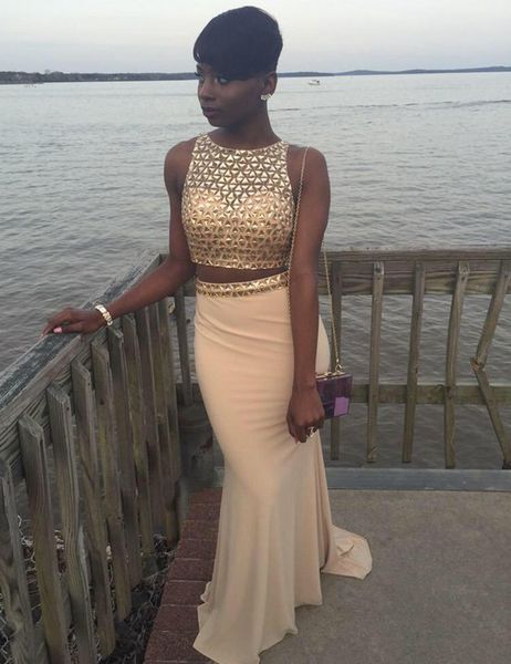 champagne formal dresses for girls scoop crystals sparkly prom dresses open back two piece black girls prom gowns abendkleider
champagne formal dresses for girls scoop crystals sparkly prom dresses open back two piece black girls prom gowns abendkleider