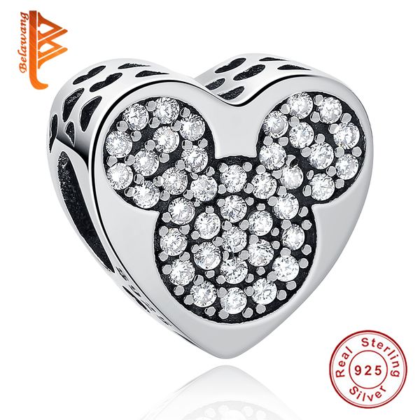 BELAWANG 925 Sterling Silver Charms Heart Shape Clear Cubic Zirconia Beads Fit Pandora Charms Bracelet DIY Women Fashion Jewelry Making
BELAWANG 925 Sterling Silver Charms Heart Shape Clear Cubic Zirconia Beads Fit Pandora Charms Bracelet DIY Women Fashion Jewelry Making