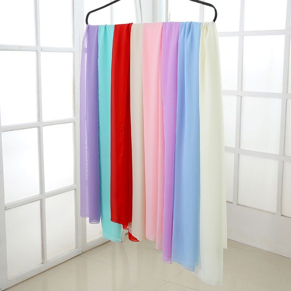 long chiffon bridesmaid shawl 2020 bridal wraps new scarves size 200cmx70cm red purple pink yellow or custom color, White
long chiffon bridesmaid shawl 2020 bridal wraps new scarves size 200cmx70cm red purple pink yellow or custom color, White