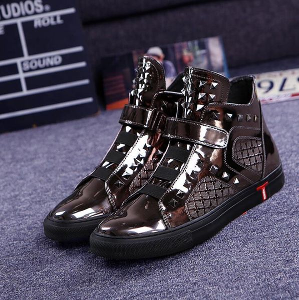 New Hip Hop High Top Men Casual Shoes 3 Color Ankle boots Calzado Zapatos Hombre Chaussure Homme Sapato Masculino
New Hip Hop High Top Men Casual Shoes 3 Color Ankle boots Calzado Zapatos Hombre Chaussure Homme Sapato Masculino