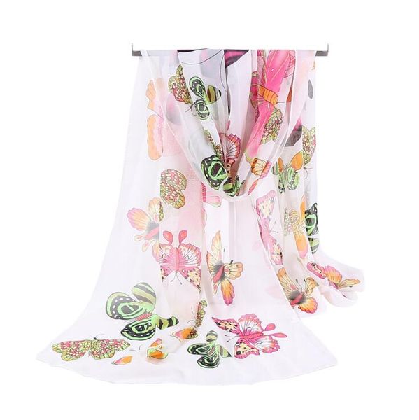 Factory Wholesale Silk Chiffon Scarf Women Long Scarves 2017 New Butterfly Animal Printe Sarong Wrap Beach Cover 160*50cm DHL Free
Factory Wholesale Silk Chiffon Scarf Women Long Scarves 2017 New Butterfly Animal Printe Sarong Wrap Beach Cover 160*50cm DHL Free