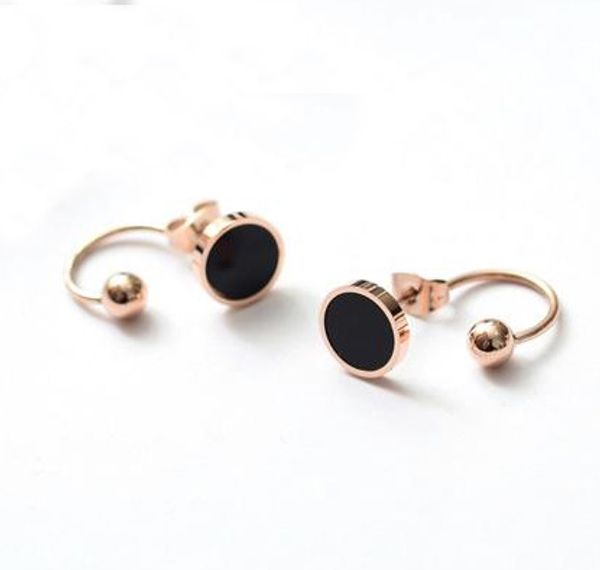 titanium steel classic rose gold plated u bend design women wedding stud earrings /fashion black bead stud earrings, Golden;silver
titanium steel classic rose gold plated u bend design women wedding stud earrings /fashion black bead stud earrings, Golden;silver