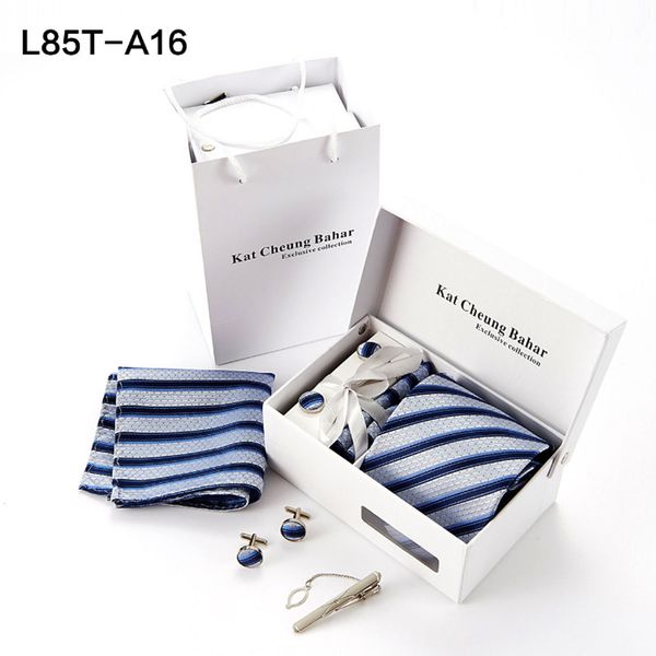 мужчины 8.5cm галстука set бизнес стиль полиэстер tie + платочки + запонки + заколка для галстука мода классического человек формальной шеи, Black;blue
мужчины 8.5cm галстука set бизнес стиль полиэстер tie + платочки + запонки + заколка для галстука мода классического человек формальной шеи, Black;blue