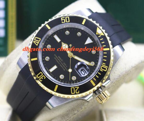 fashion luxury rubber bracelet & ss diamond black ceramic bezel mint 40mm automatic movement men watches new arrival, Slivery;brown
fashion luxury rubber bracelet & ss diamond black ceramic bezel mint 40mm automatic movement men watches new arrival, Slivery;brown