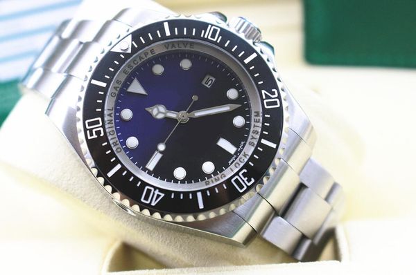 Горячие Продажи качества Наручные часы SEA DWELLER 44 мм 116660 Керамическая Рамка Из Нерж