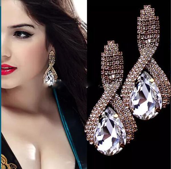fashion wedding jewelry earring for women sparkly crystal rain stud earring ladies swing earrings bridal accessories prom party earrings, White
fashion wedding jewelry earring for women sparkly crystal rain stud earring ladies swing earrings bridal accessories prom party earrings, White