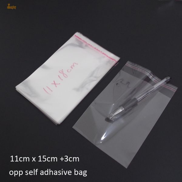 300pcs clear resealable bopp/pvc/ cellophane bag 11x18 cm transparent opp gift plastic packaging bags self adhasive seal
300pcs clear resealable bopp/pvc/ cellophane bag 11x18 cm transparent opp gift plastic packaging bags self adhasive seal