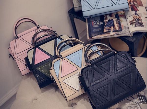 2016 new bags. casual fashion bag. geometric splicing. handbag. packet. mini bag. women's bags.cross body.shoulder bags.totes.pu.hard
2016 new bags. casual fashion bag. geometric splicing. handbag. packet. mini bag. women's bags.cross body.shoulder bags.totes.pu.hard