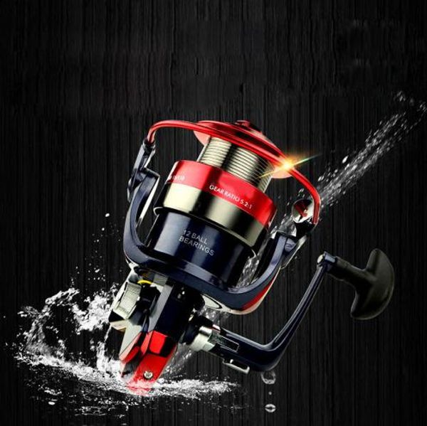 Metal Spinning Fishing Reel 12BB 5.5:1 Fishing tackle Pesca Carrete Spinnning Reel Feeder Carp Fishing Wheel AM 2000-7000
Metal Spinning Fishing Reel 12BB 5.5:1 Fishing tackle Pesca Carrete Spinnning Reel Feeder Carp Fishing Wheel AM 2000-7000