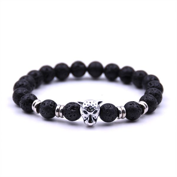 natural lava stone leopard head bracelets reiki chakra healing balance beads for men women gift charm yoga jewelry, Black
natural lava stone leopard head bracelets reiki chakra healing balance beads for men women gift charm yoga jewelry, Black