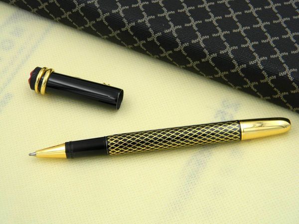 Black and golden Stars New Diamond pattern Lacquerred Rollerball Pen
Black and golden Stars New Diamond pattern Lacquerred Rollerball Pen