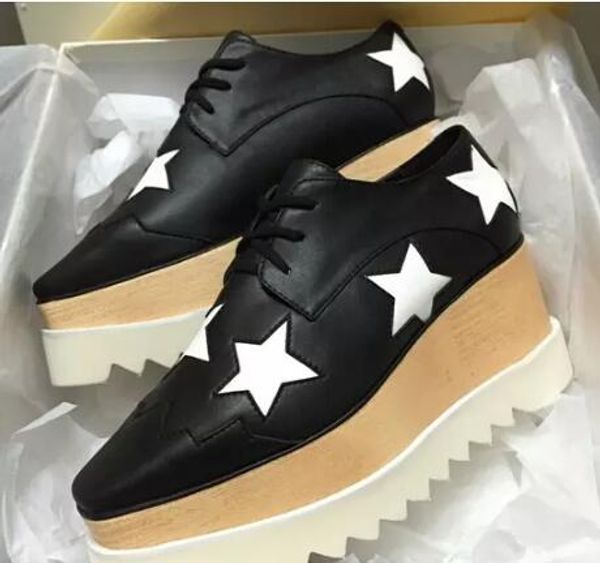 new stone pattern genuine leather stella mccartney women shoes black upper white sole platform
new stone pattern genuine leather stella mccartney women shoes black upper white sole platform
