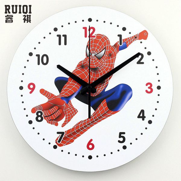 wholesale- absolutely silent quartz spider man 3d wall clock children room home hours modern watch wall gift relogio de parede infantil
wholesale- absolutely silent quartz spider man 3d wall clock children room home hours modern watch wall gift relogio de parede infantil