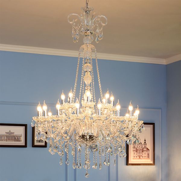european large crystal chandelier villa double staircase 1 meters wide sales department l lobby candle crystal lamp living room lighting
european large crystal chandelier villa double staircase 1 meters wide sales department l lobby candle crystal lamp living room lighting