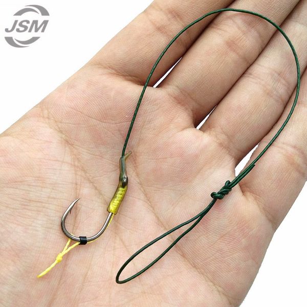 18pcs carp fishing hair rigs green coated thread loop 8340 high carbon steel hook boilies carp rigs carp fishing accessories
18pcs carp fishing hair rigs green coated thread loop 8340 high carbon steel hook boilies carp rigs carp fishing accessories