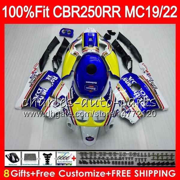 

injection for honda cbr 250rr cbr250rr 88 89 90 91 92 93 rothmans blue 96hm12 mc19 mc22 250 cbr250 rr 1988 1989 1990 1991 1992 1993 fairing