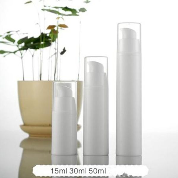 15ml 30ml 50ml white empty plastic shampoo cosmetic sample containers emulsion lotion airless pump bottles f20171343
15ml 30ml 50ml white empty plastic shampoo cosmetic sample containers emulsion lotion airless pump bottles f20171343