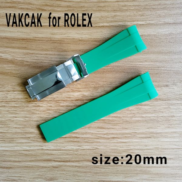 20mm size strap fit for rolex sub/gmt new soft durable waterproof band watch accessories with silver original steel clasp 5, Black;brown
20mm size strap fit for rolex sub/gmt new soft durable waterproof band watch accessories with silver original steel clasp 5, Black;brown