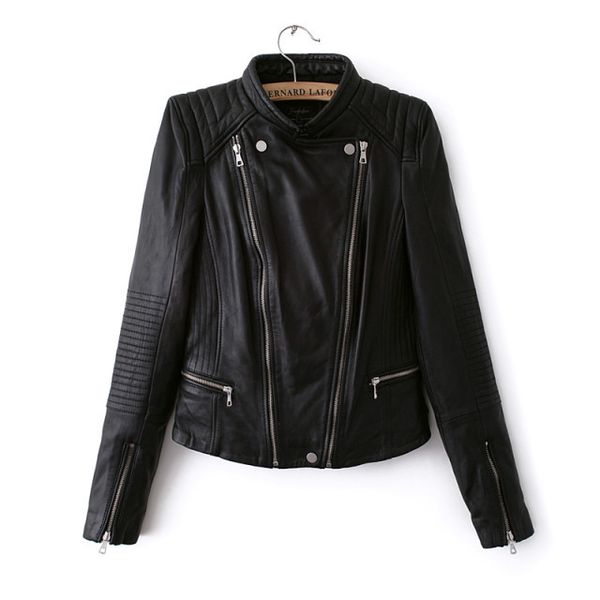 short black jacket for women pu leather coats ladies motorcycle biker jackets outwear overcoat zipper high quality, Black;brown
short black jacket for women pu leather coats ladies motorcycle biker jackets outwear overcoat zipper high quality, Black;brown
