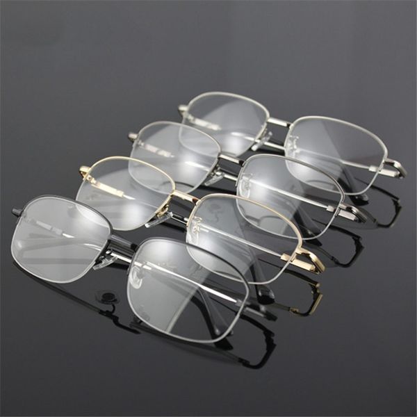 wholesale- new arrival memory titanium glasses half frame optical eyeglasses frame men retro half-frame glasses prescription optical frames, Silver
wholesale- new arrival memory titanium glasses half frame optical eyeglasses frame men retro half-frame glasses prescription optical frames, Silver