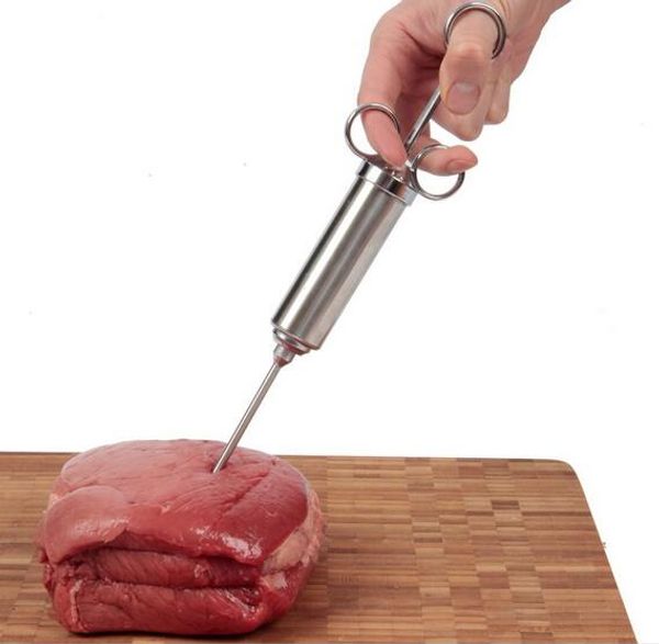 dining food flavor seasoning bbq meat syringe marinade injector kit durable sharp injection gun with 2 needles for pork chicken turkey
dining food flavor seasoning bbq meat syringe marinade injector kit durable sharp injection gun with 2 needles for pork chicken turkey