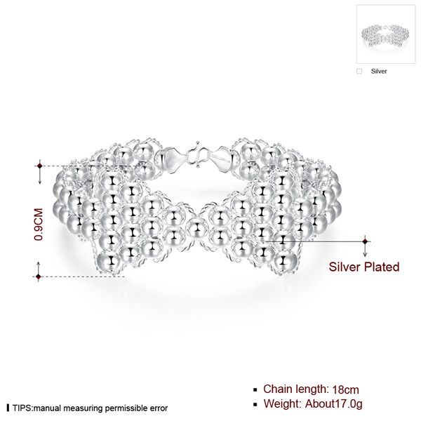 bow tie beads plate 925 silver charm bracelet 18cm emb401,women's sterling silver plated jewelry bracelet, Black
bow tie beads plate 925 silver charm bracelet 18cm emb401,women's sterling silver plated jewelry bracelet, Black