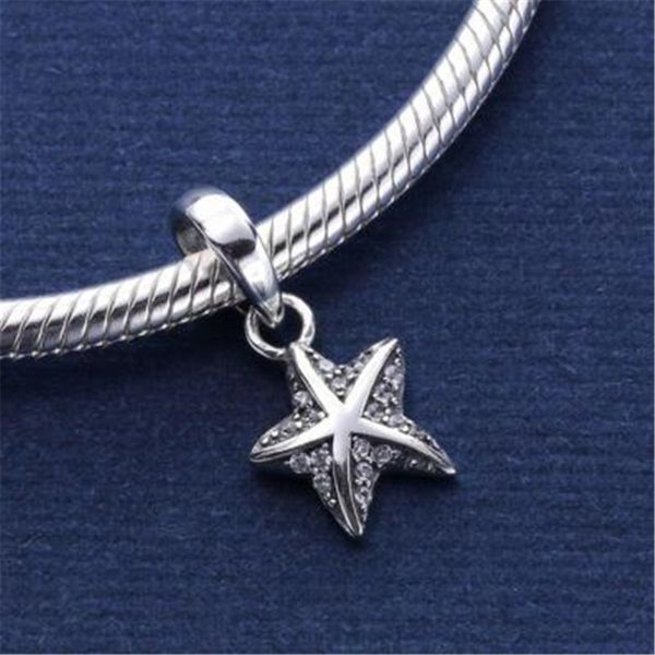 925 sterling silver pendant charm tropical starfish clear cz floating charms fits european style jewelry necklace bracelet only pendant, Bronze;silver
925 sterling silver pendant charm tropical starfish clear cz floating charms fits european style jewelry necklace bracelet only pendant, Bronze;silver