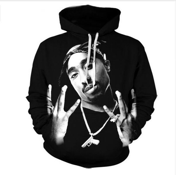 fashion womens/mens 2 pac funny 3d print casual crewneck hoodies plus size lms00011, Black
fashion womens/mens 2 pac funny 3d print casual crewneck hoodies plus size lms00011, Black