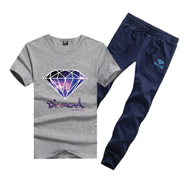 d211 s-5xl new men leisure diamond supply t-shirt and long pants suit o-neck elastic waist tracksuits, Gray
d211 s-5xl new men leisure diamond supply t-shirt and long pants suit o-neck elastic waist tracksuits, Gray