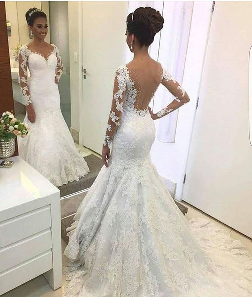 2018 wedding dresses champagne long sleeve formal dresses emerald green dress lace dresses wedding dress vestido de noiva, White
2018 wedding dresses champagne long sleeve formal dresses emerald green dress lace dresses wedding dress vestido de noiva, White