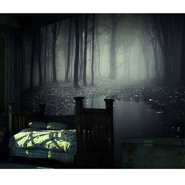 wholesale- papel de parede mysterious forest wall paper haunted house horror chamber large mural wallpaper background decorative bar
wholesale- papel de parede mysterious forest wall paper haunted house horror chamber large mural wallpaper background decorative bar