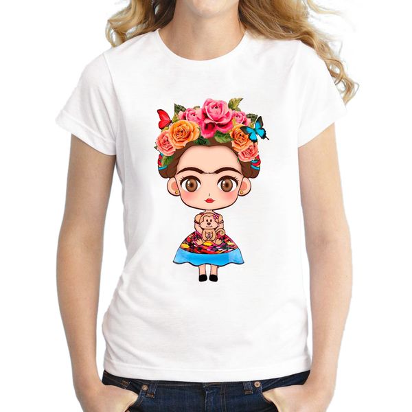 2017 Hot Sale Cartoon Mexican Frida Kahlo T Shirt Short Sleeve Women T-shirt Novelty Tee Frida Kahlo Printed Casual Shirts
2017 Hot Sale Cartoon Mexican Frida Kahlo T Shirt Short Sleeve Women T-shirt Novelty Tee Frida Kahlo Printed Casual Shirts