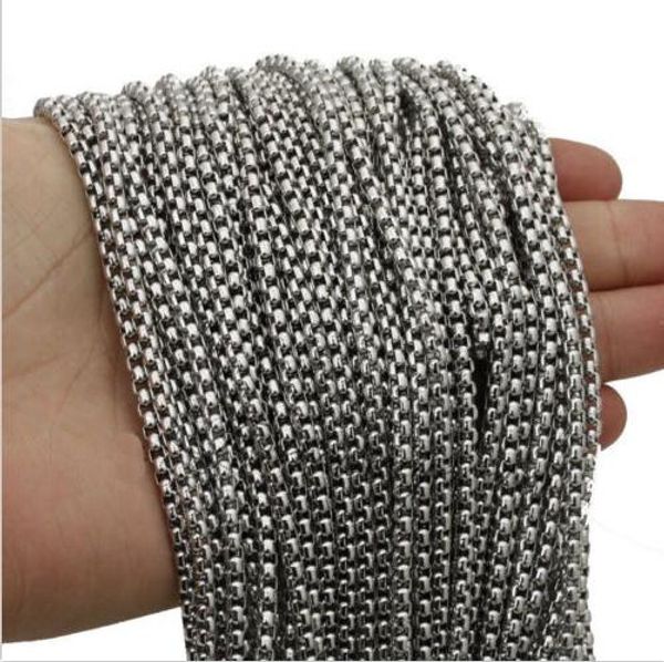 factory wholesale 100meter/lot 3mm square rolo- link chain stainless steel jewelry finding / marking chain diy silver necklace bracelet
factory wholesale 100meter/lot 3mm square rolo- link chain stainless steel jewelry finding / marking chain diy silver necklace bracelet