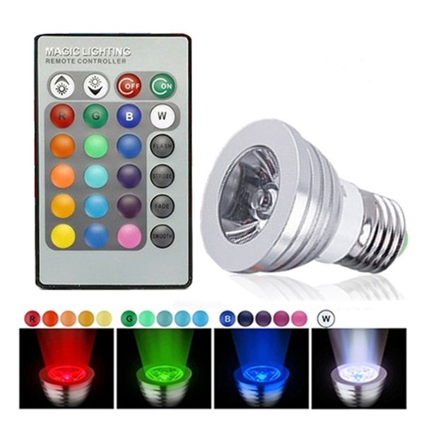 3 Вт 5 Вт RGB E27 B22 E14 GU10 затемнения 16 изменение цвета светодиодные лампы с пультом дис
3 Вт 5 Вт RGB E27 B22 E14 GU10 затемнения 16 изменение цвета светодиодные лампы с пультом дис