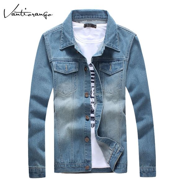 wholesale- spring mens cowboy jacket vantiorango casual turn-down collar slim outerwear single breasted solid color coats jacket jyy0096, Black;brown
wholesale- spring mens cowboy jacket vantiorango casual turn-down collar slim outerwear single breasted solid color coats jacket jyy0096, Black;brown