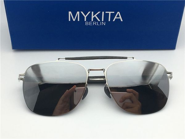 new mykita elon sunglasses for man pilot frame with mirror ultralight frame memory alloy oversized sunglasses for women cool outdoor design, White;black
new mykita elon sunglasses for man pilot frame with mirror ultralight frame memory alloy oversized sunglasses for women cool outdoor design, White;black