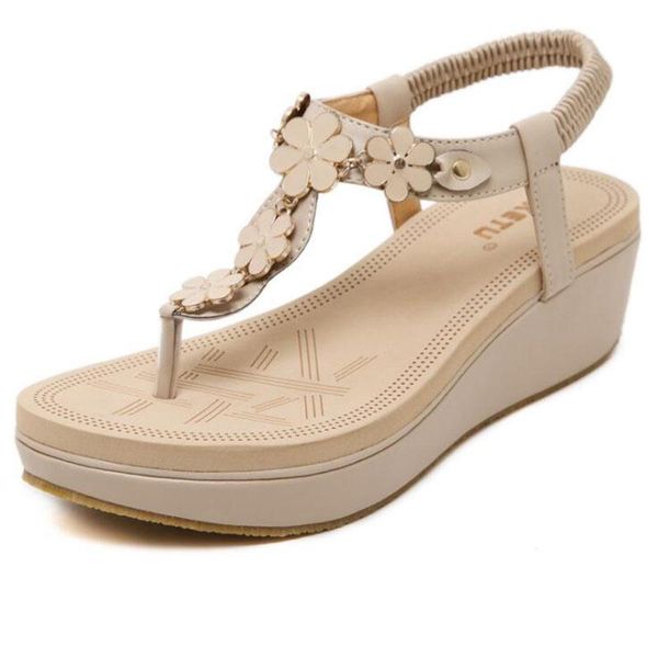 2017 new korean elastic belt buckle slope with sandals shoes thong sandals women shoes pu leather flat sandals, Black
2017 new korean elastic belt buckle slope with sandals shoes thong sandals women shoes pu leather flat sandals, Black