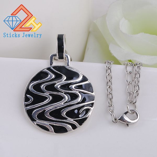 sticks jewelry brand fashion zinc alloy charm necklace punk style enamel white k plate trendy necklace for women, Silver
sticks jewelry brand fashion zinc alloy charm necklace punk style enamel white k plate trendy necklace for women, Silver