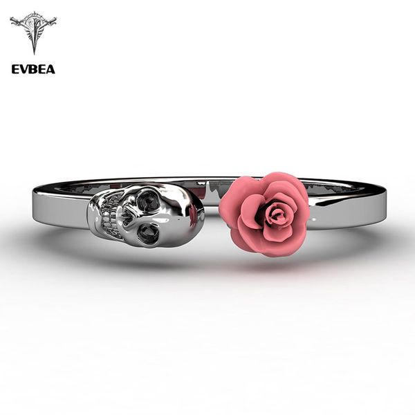 wholesale- evbea fashion skull womens ring 316l stainless steel punk rock rings charm female inlaid red rose rings, Golden;silver
wholesale- evbea fashion skull womens ring 316l stainless steel punk rock rings charm female inlaid red rose rings, Golden;silver