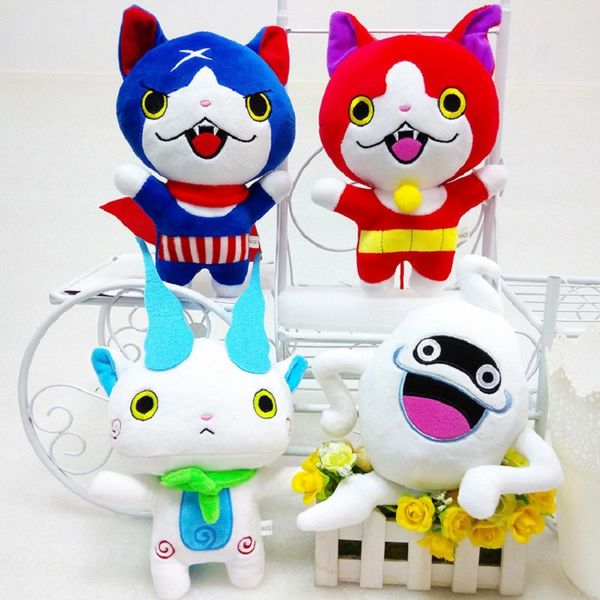 wholesale- 4pcs/set 20cm yo-kai kawaii yokai watch doll figure jibanyan komasan and whisper youkai plush stuffed toy for kids gift
wholesale- 4pcs/set 20cm yo-kai kawaii yokai watch doll figure jibanyan komasan and whisper youkai plush stuffed toy for kids gift