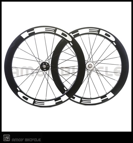 Free shipping track bike HED 60mm clincher black painting fixed gear wheels 700C wheelset fixie bike
Free shipping track bike HED 60mm clincher black painting fixed gear wheels 700C wheelset fixie bike