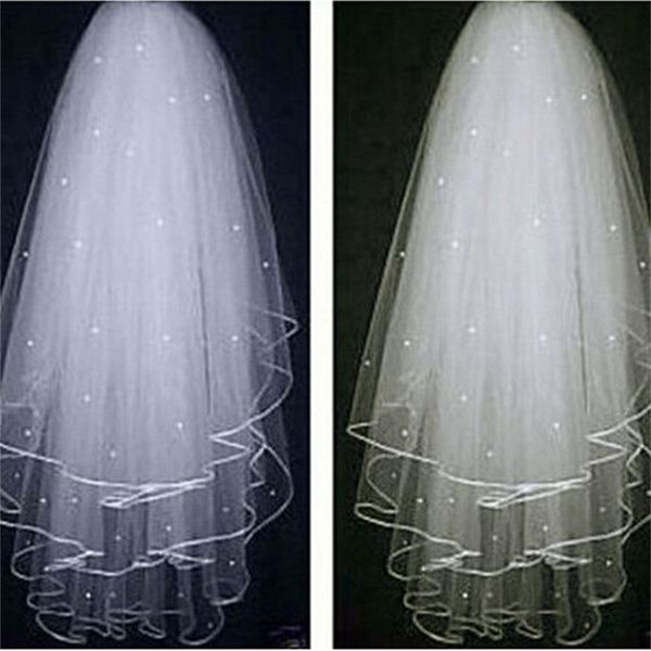 brand new wedding veil with ribbon edge and beaded 3 layers white/ivory elegant wedding accessories bridal veils with comb, Black
brand new wedding veil with ribbon edge and beaded 3 layers white/ivory elegant wedding accessories bridal veils with comb, Black