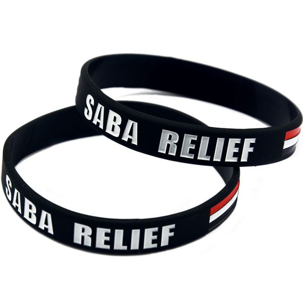 100pcs yemen saba relief silicone rubber bracelet debossed flag logo black and white for promotion gift
100pcs yemen saba relief silicone rubber bracelet debossed flag logo black and white for promotion gift