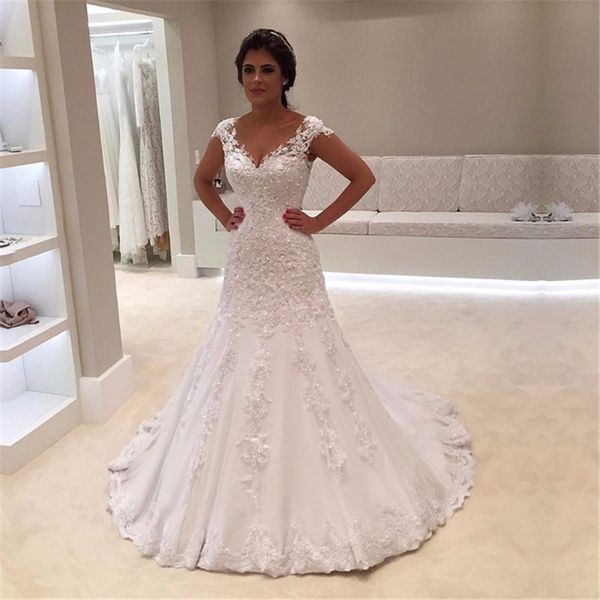 vintage mermaid wedding dresses 2019 v neck cap sleeves wedding gowns white lace appliques beaded elegant bridal gowns
vintage mermaid wedding dresses 2019 v neck cap sleeves wedding gowns white lace appliques beaded elegant bridal gowns